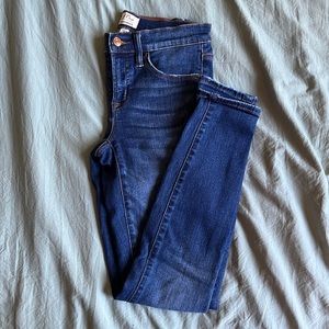 J. Crew 8” Mid-Rise Toothpick Jeans
